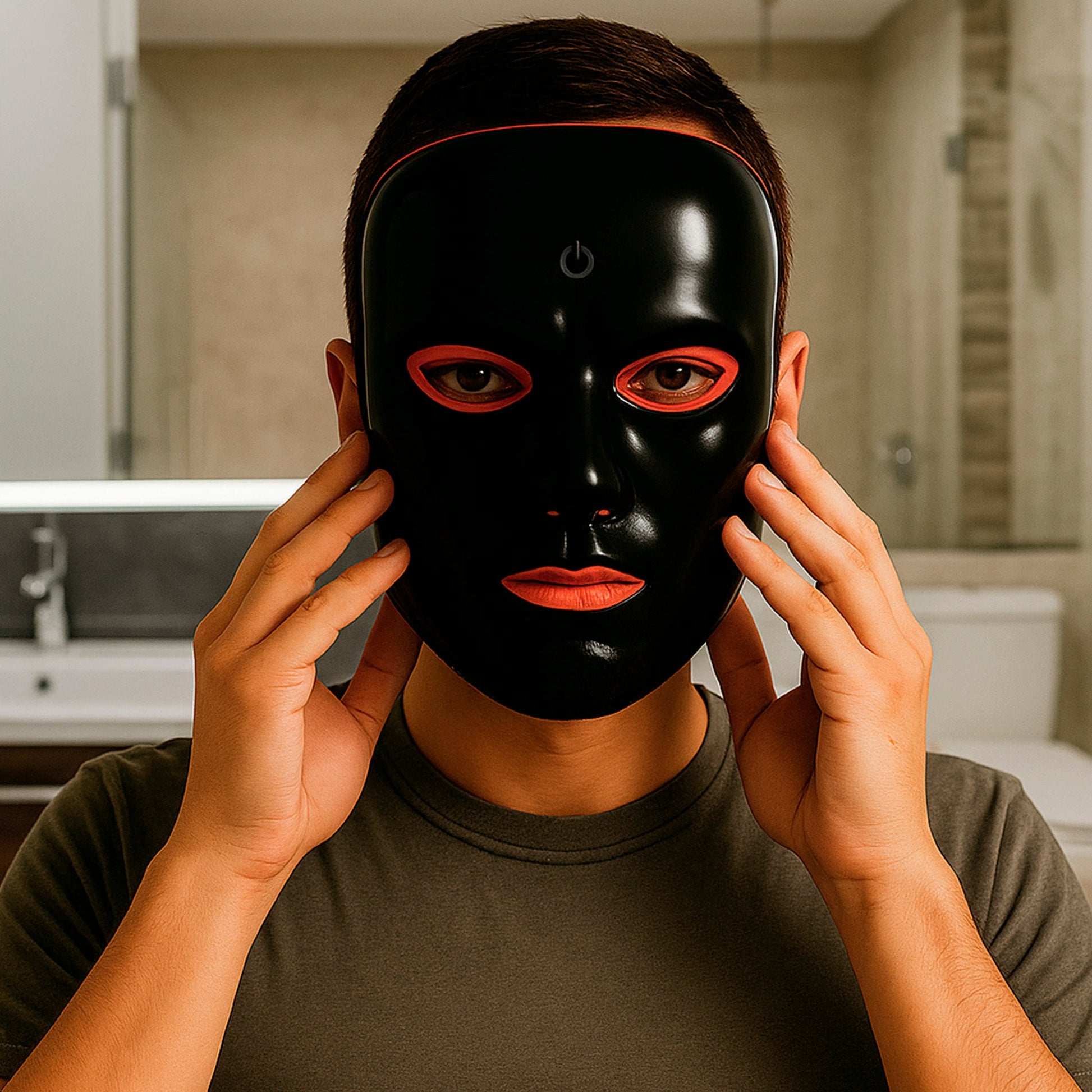 7-in-1 LED Face Mask & 3-Speed Massage Gun-4