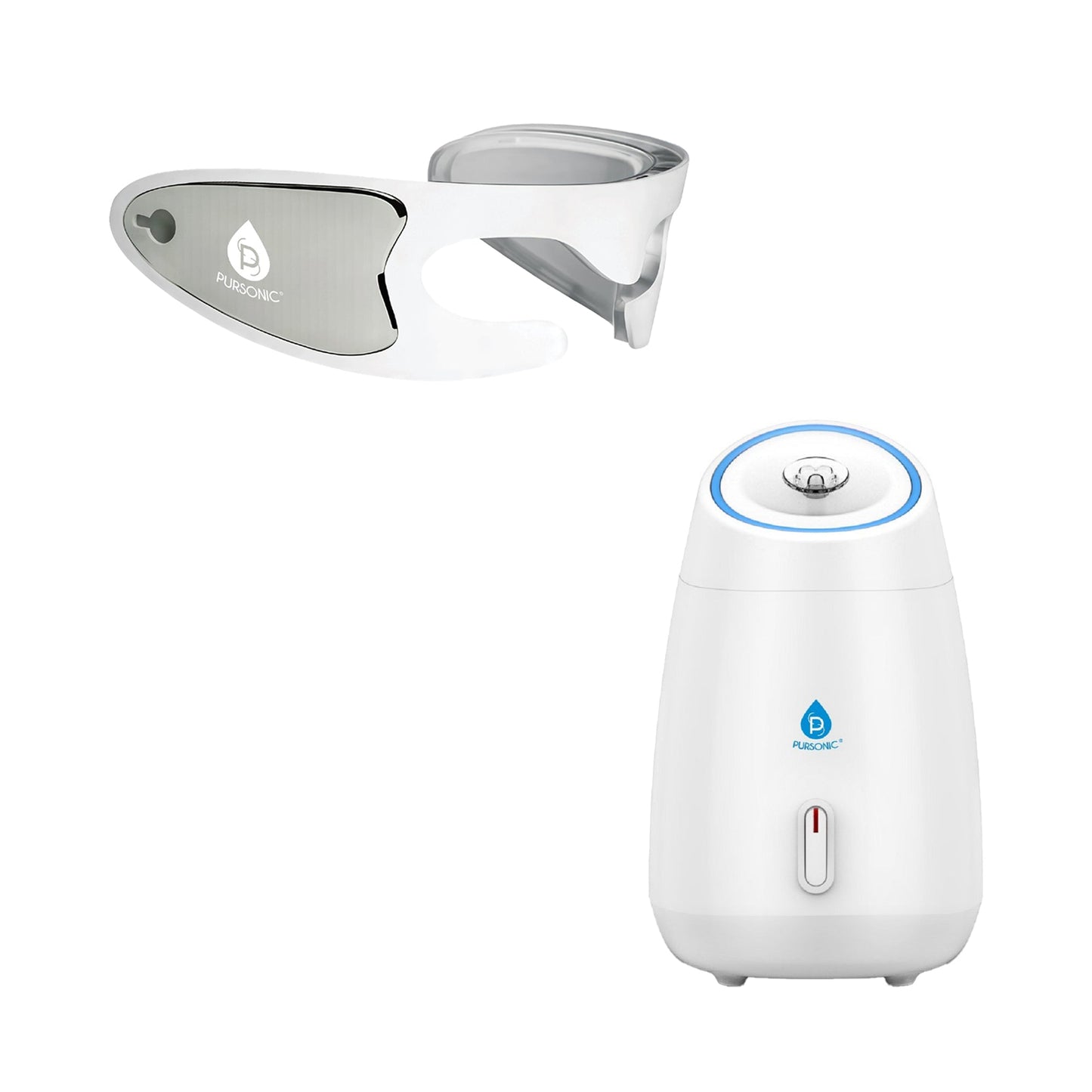 Pursonic Radiant Renewal Duo: Facial Steamer & Light Therapy Eye Mask-0