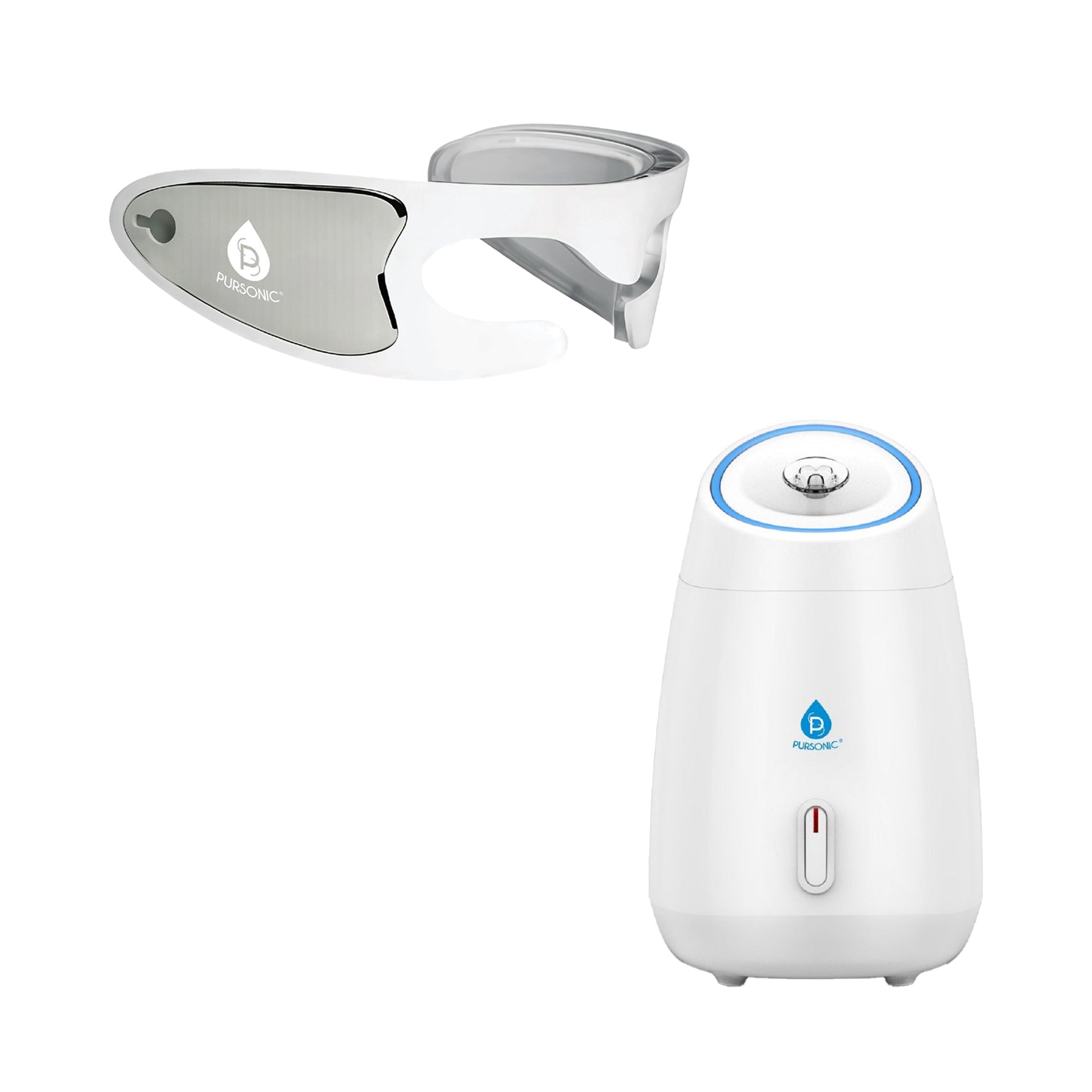 Pursonic Radiant Renewal Duo: Facial Steamer & Light Therapy Eye Mask-0