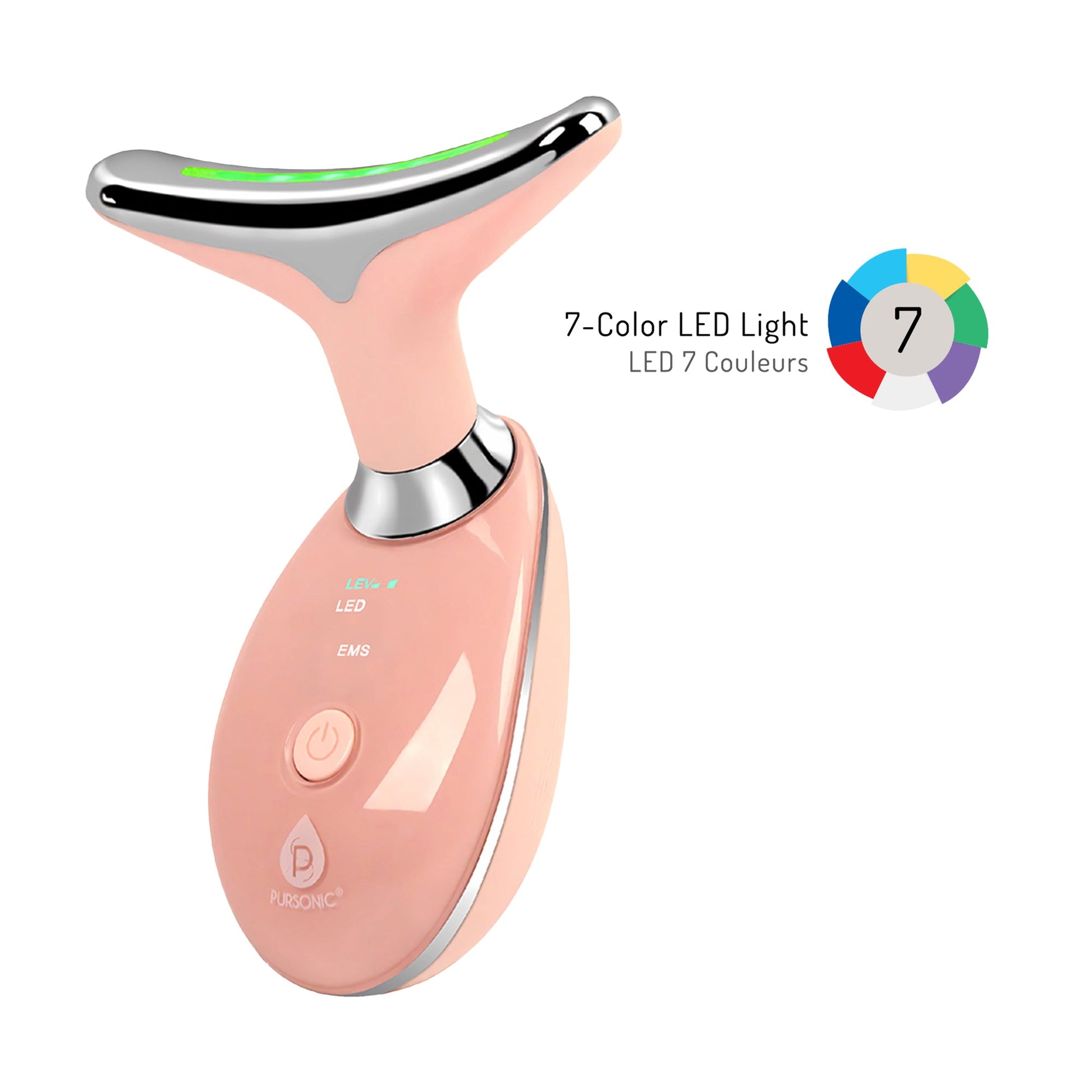 Firming, Lifting & Radiance Skincare Set – Pursonic 7-in-1 LED Light Therapy Face Mask & Sculpting Wand Set-2