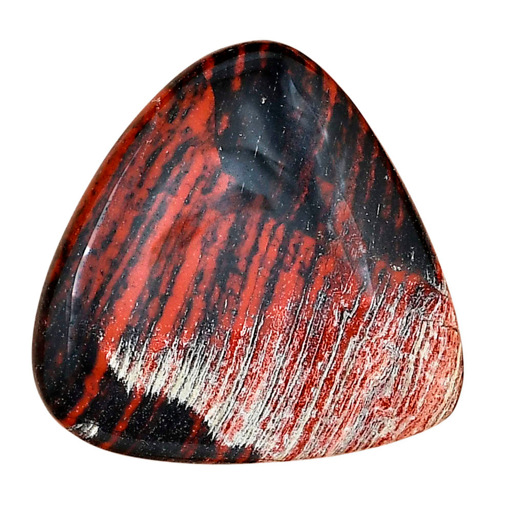 Snake Skin Jasper 30.3x29.3x5 mm Heart Gemstone LS01028-11-0