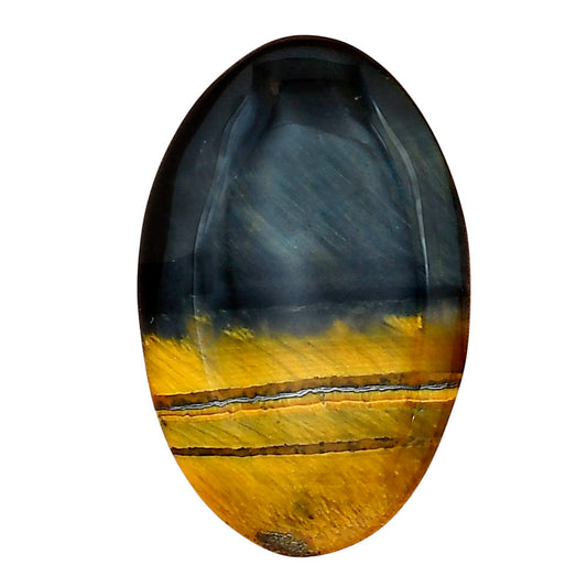 Blue Tiger Eye 29.7x19x5 mm Oval Gemstone LS01389-17-0