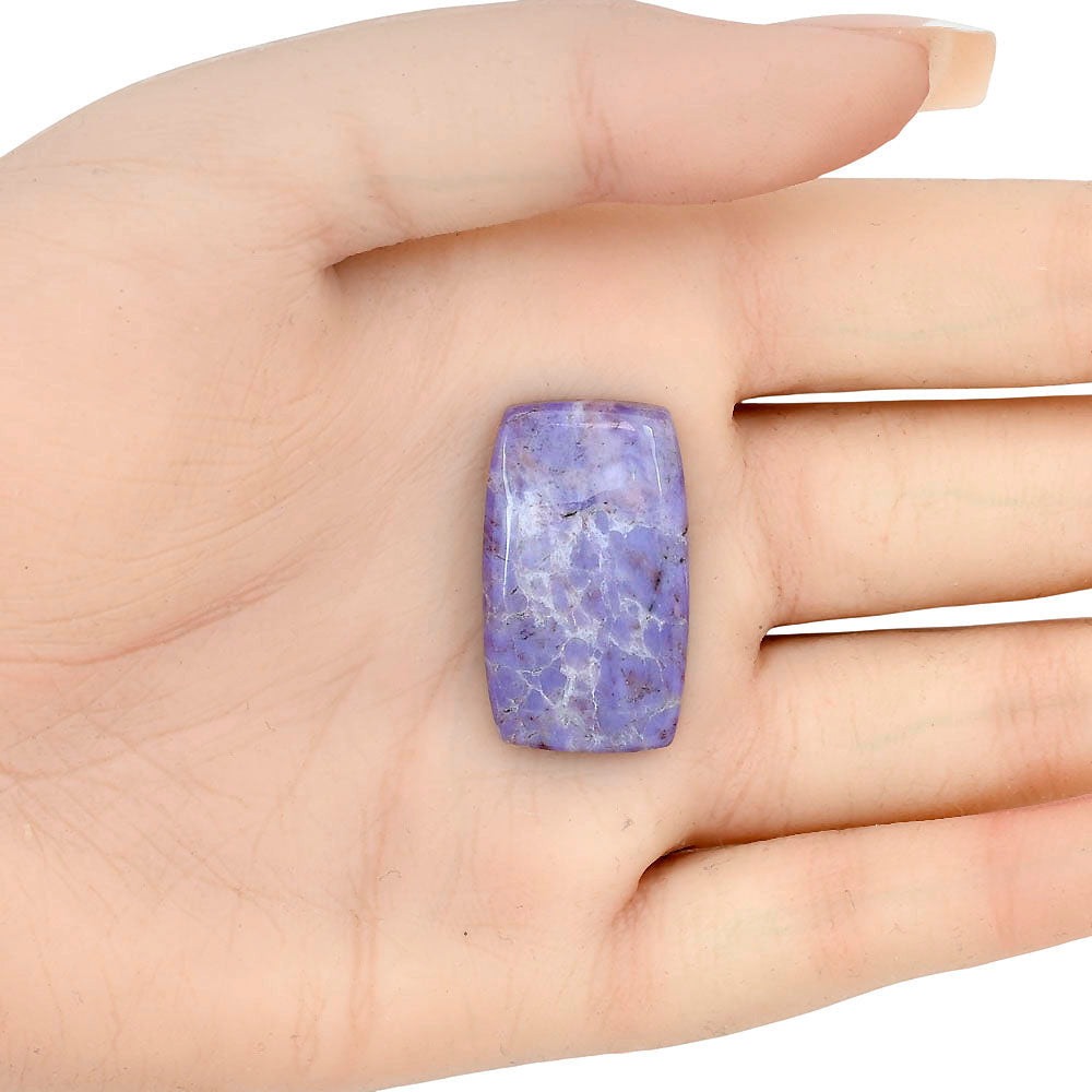 Lavender Jade 29.45x17.3x5.7 mm Baguette Gemstone LS02856-46-1