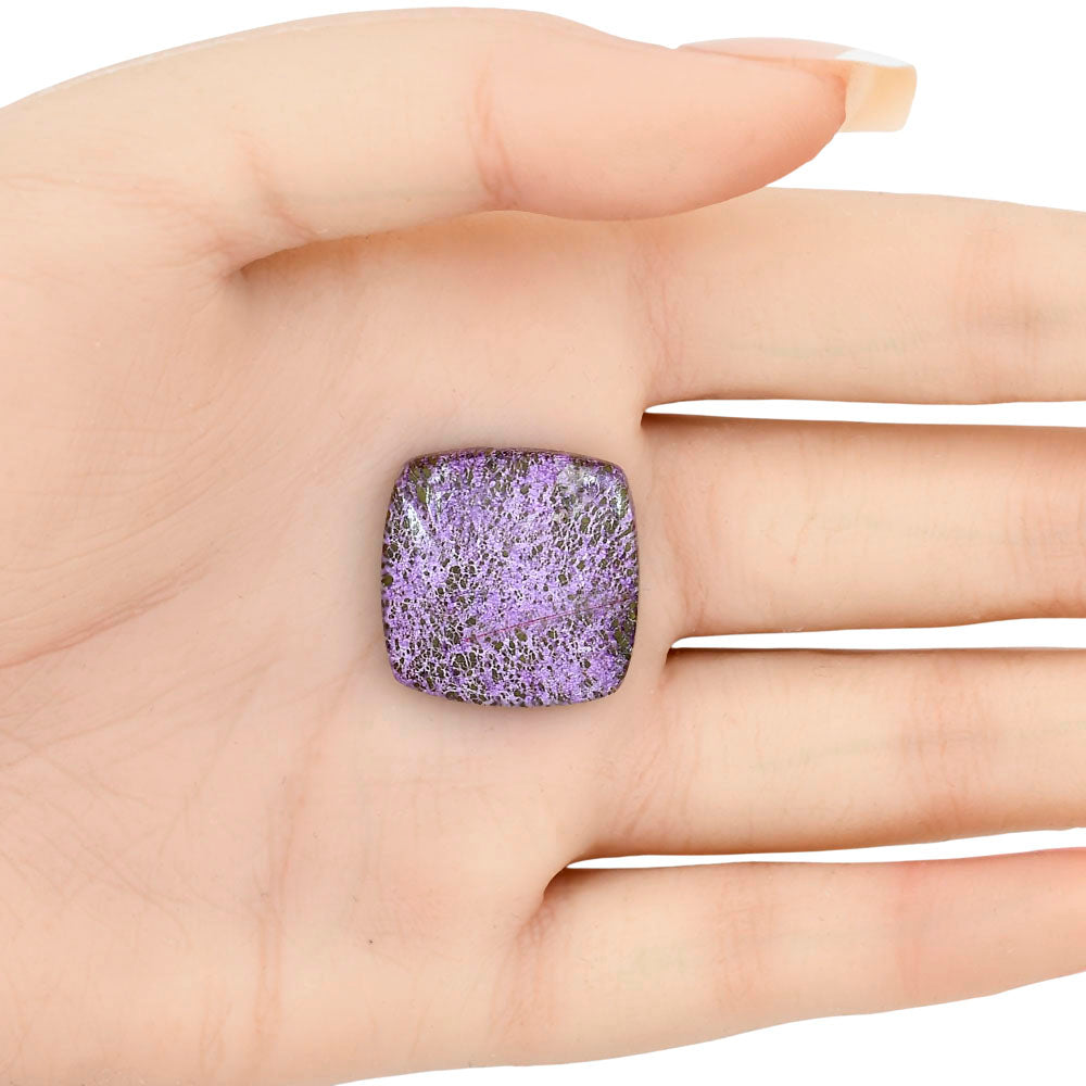 Purpurite 21.6x21.5x4.5 mm Baguette Gemstone LS03538-60-1