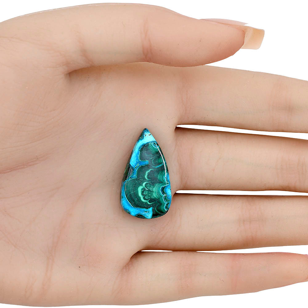 Azurite Malachite 26.9x15x5.3 mm Fancy Gemstone LS03752-63-1