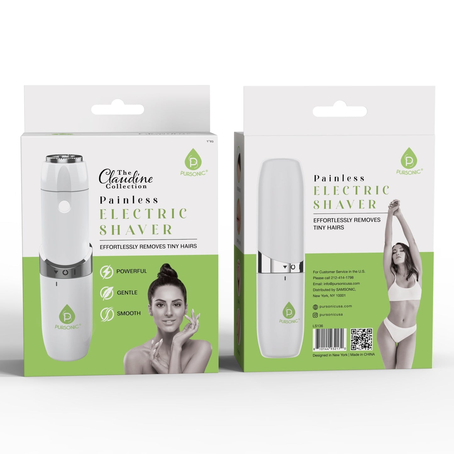 Pursonic Painless Electric Shaver – The Claudine Collection-2