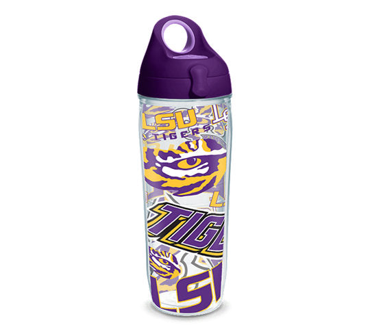 LSU Tigers - All Over Wrap Plastic Tumbler