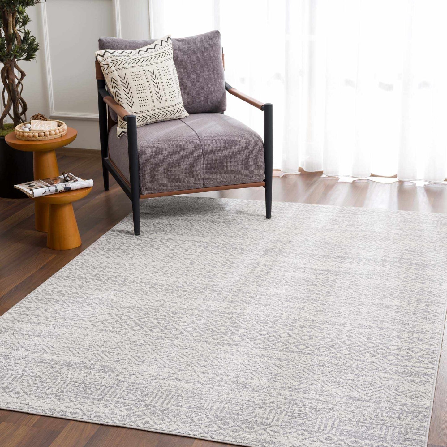 Gravelbourg Washable Boho Rug - Promo-0