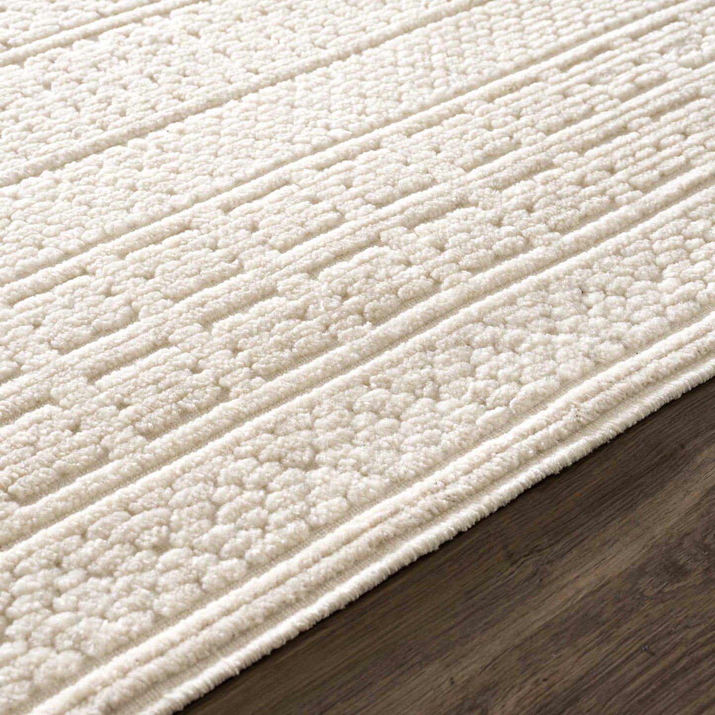 Bahar Cream Washable Area Rug-1