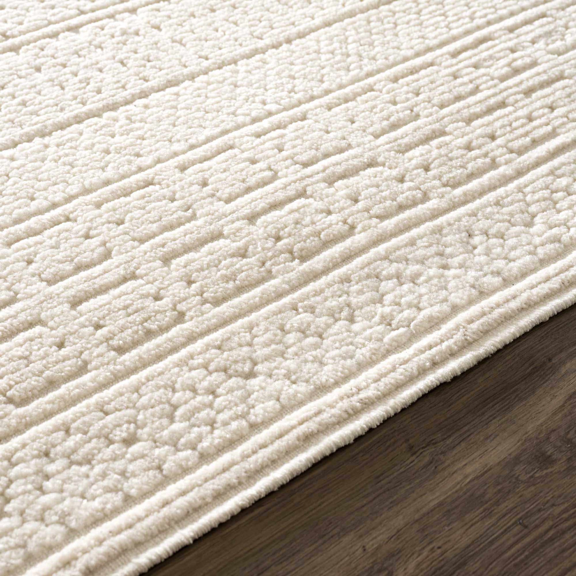 Bahar Cream Washable Area Rug-1