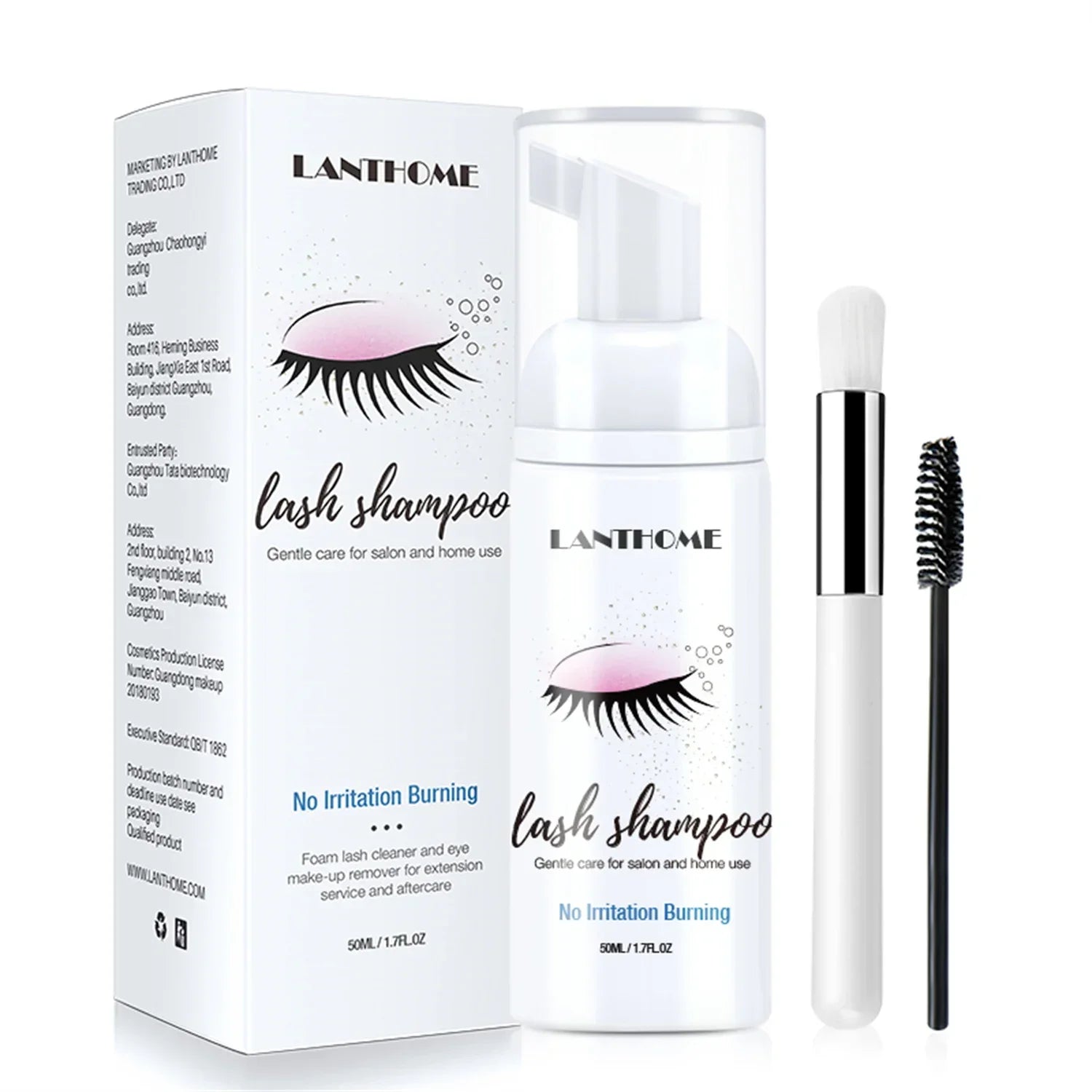 Lanthome 50ml Eyelash Extension Shampoo Foam-0