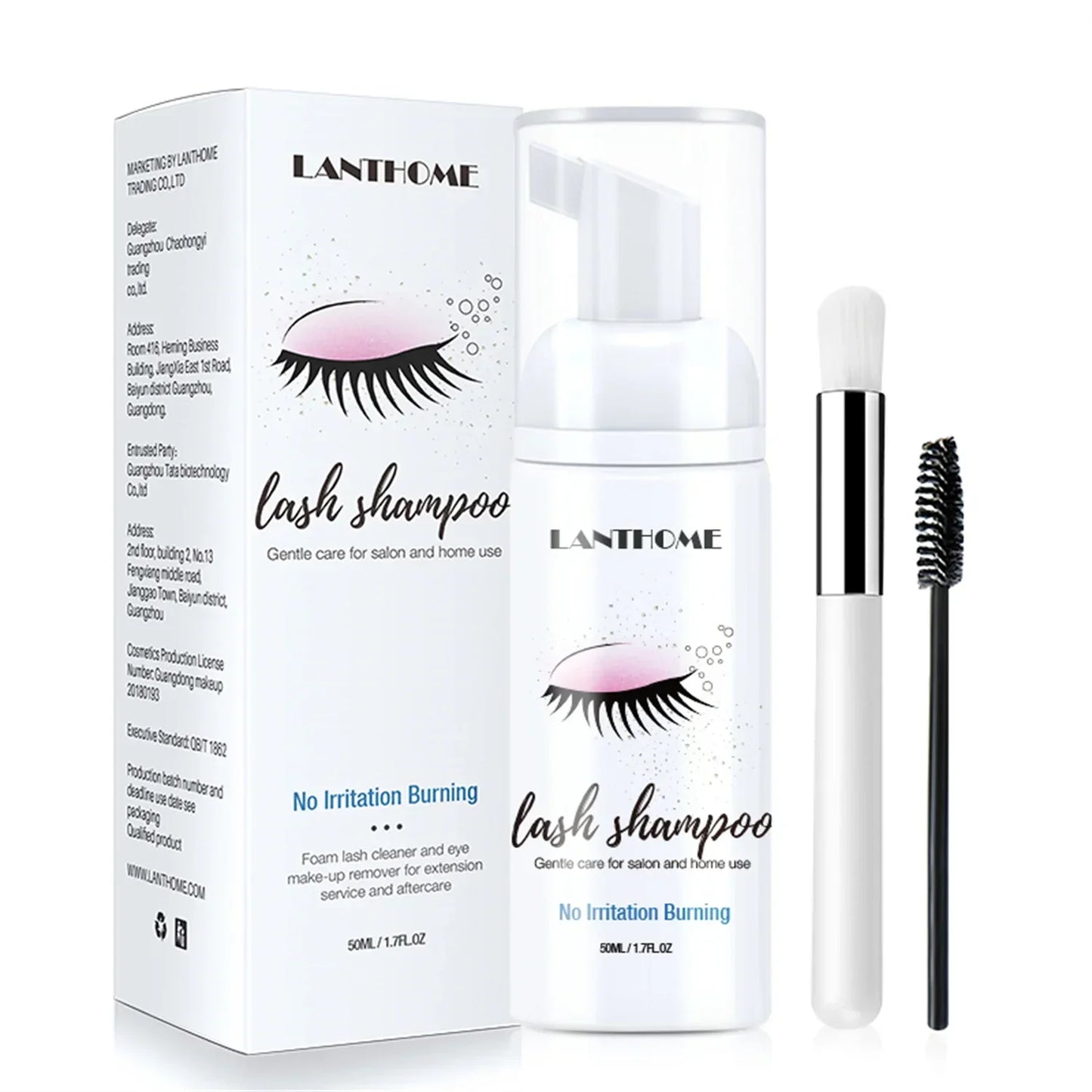 Lanthome 50ml Eyelash Extension Shampoo Foam-5