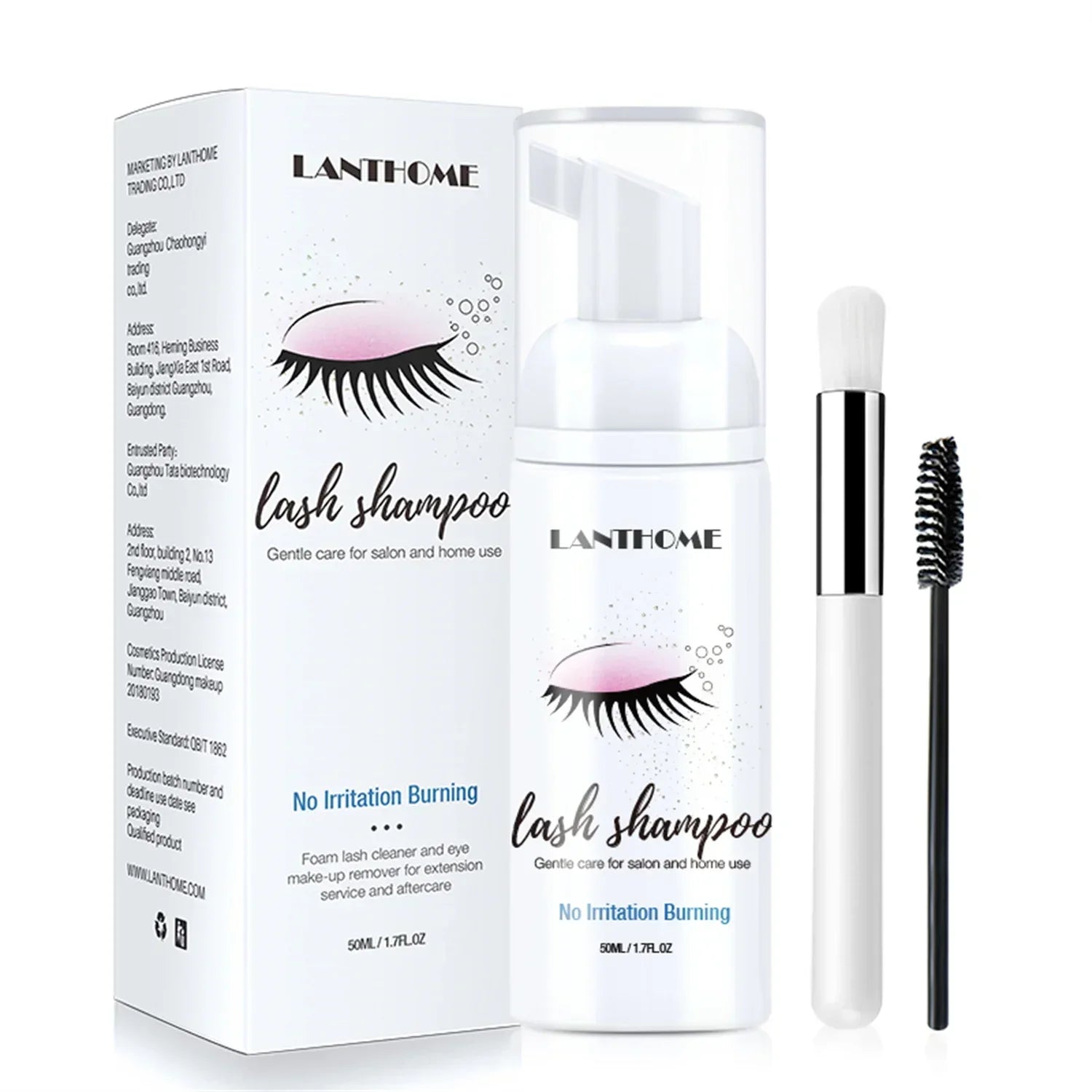 Lanthome 50ml Eyelash Extension Shampoo Foam-5
