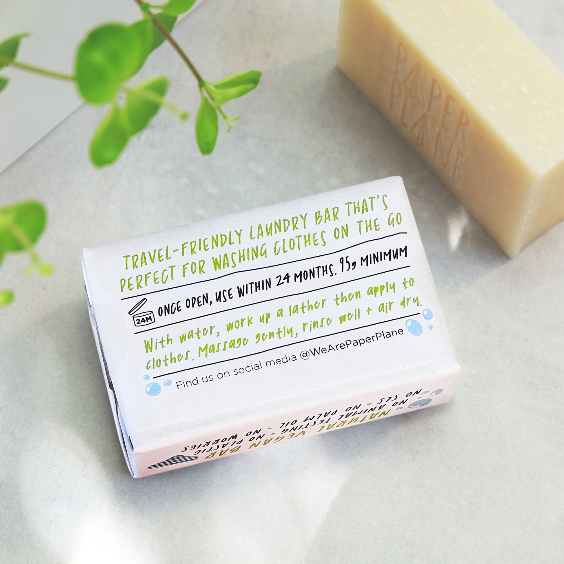 Laundry Bar 100% Natural Vegan Plastic-free-1