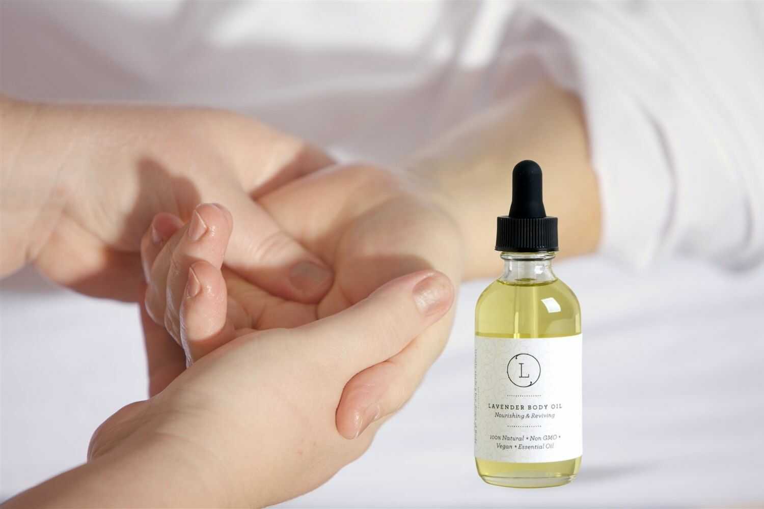 Lavender Body Oil, Natural Moisturizing Body Oil-3