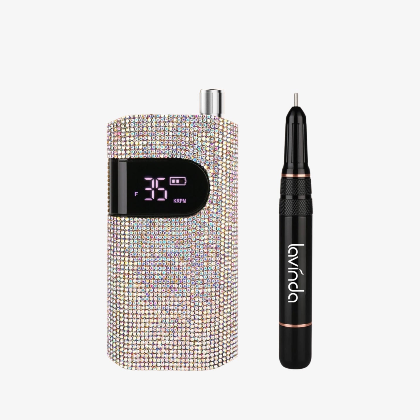 Wand™ Bling Nail Drill - Crystal Diamond - 35,000 RPM Rechargeable