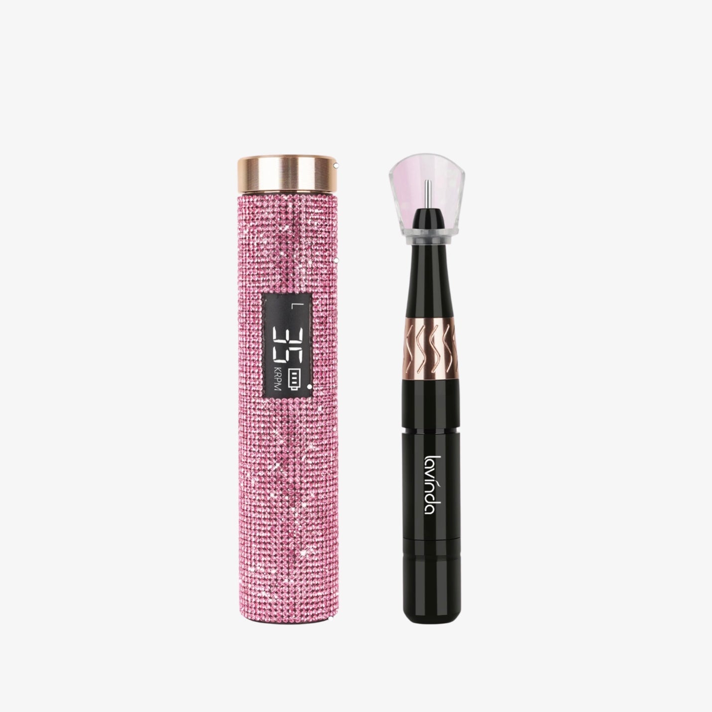Crown™ Nail Lamp & Wand™ Lite Drill Bundle - Pink Diamond