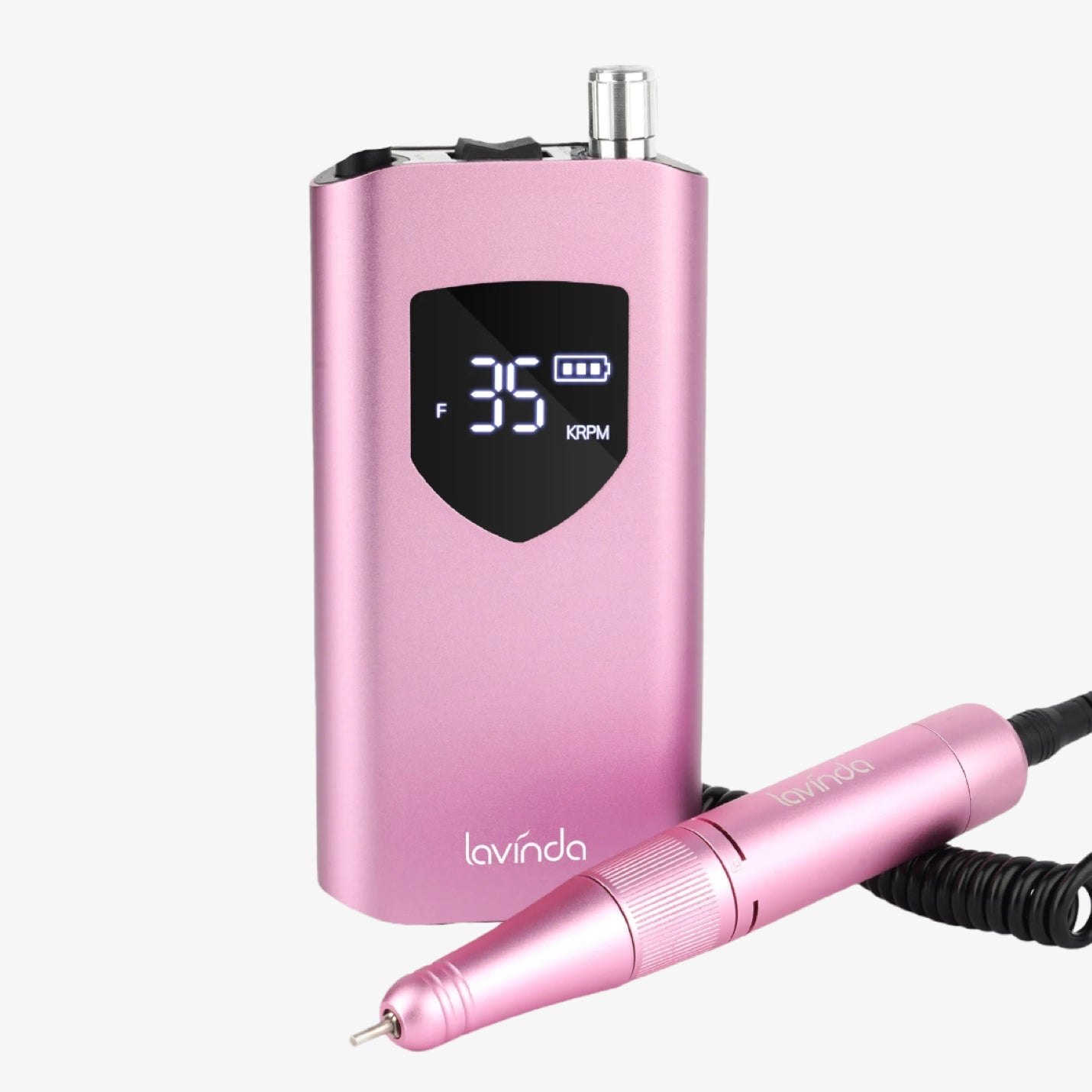 Wand™ Ease Nail Drill - Metallic Pink - 35,000 RPM Rechargeable