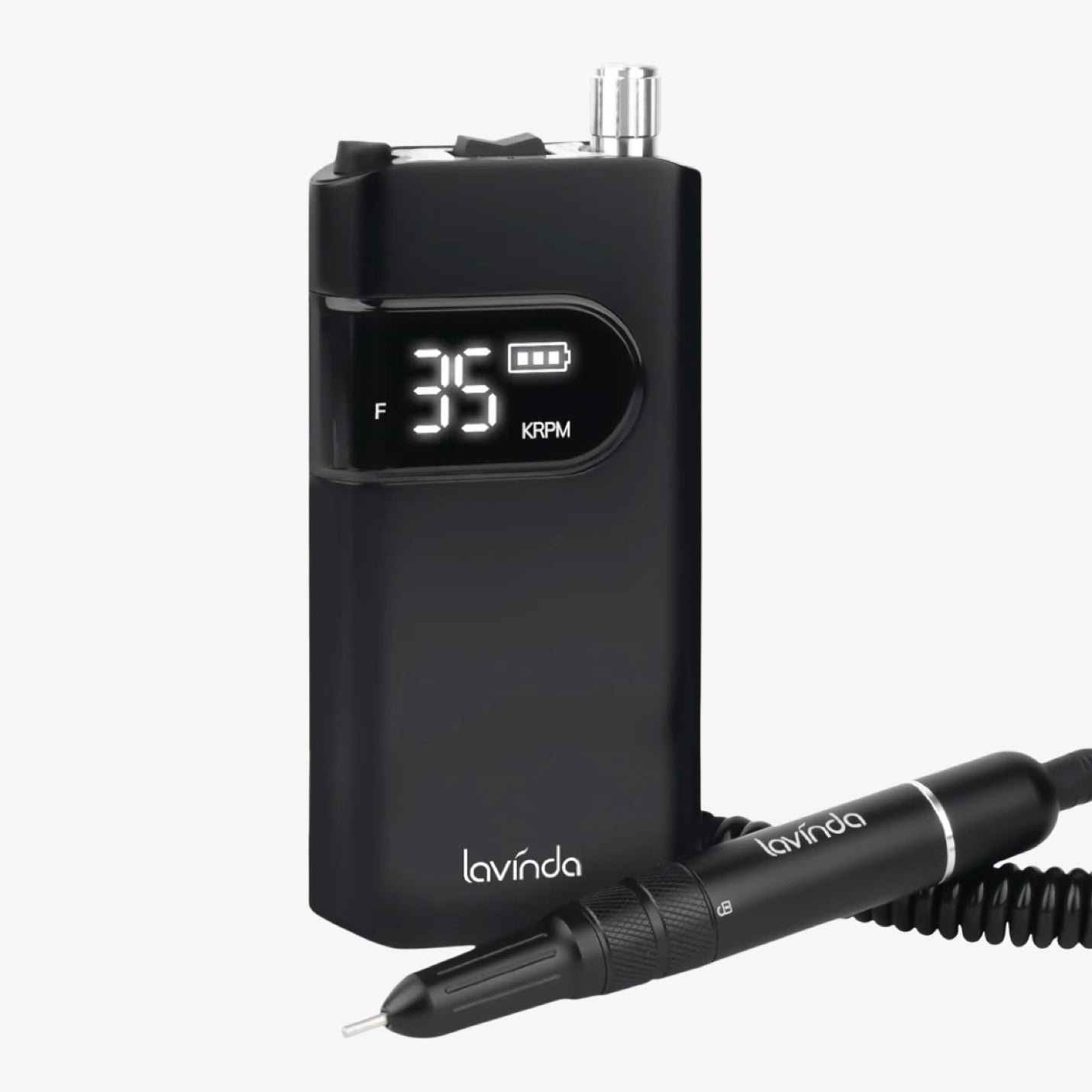Wand™ Nail Drill - Black - 35,000 RPM Rechargeable