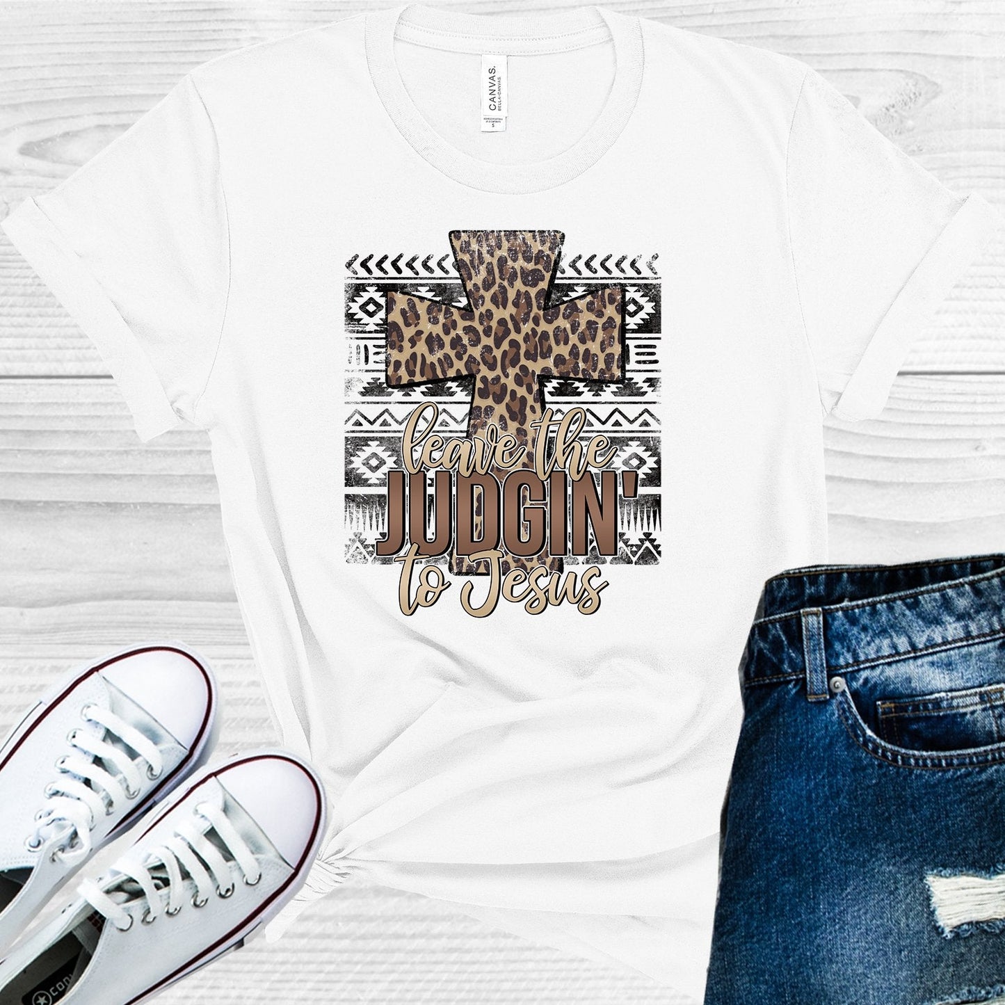 Leave the Judgin to Jesus Graphic Tee