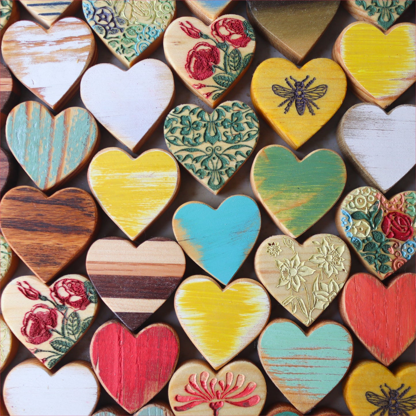 Heart-Shaped Mystery Boxes :: Spring Flowers