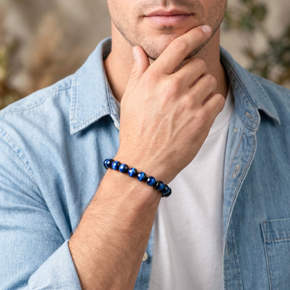 Blue Tiger’s Eye Bracelet