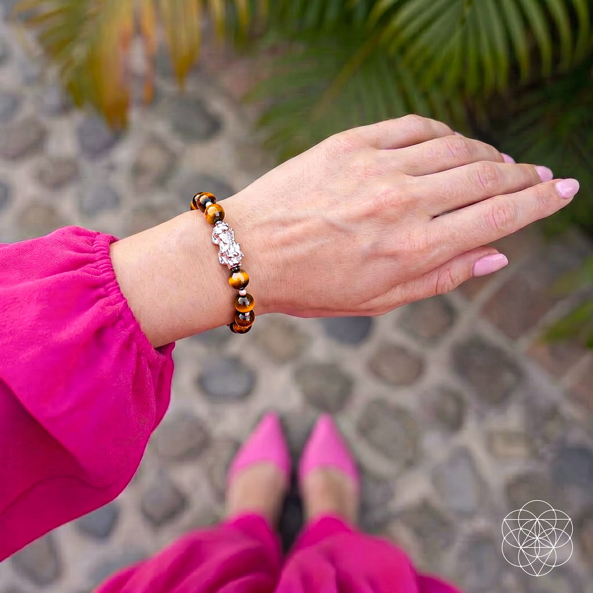 Fortune Flows - Tiger’s Eye & Pixiu Bracelet