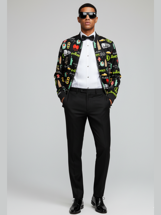 Limited Edition Jacket Manhattan Mosaic Nocturne – BYMANYC ® New York-0