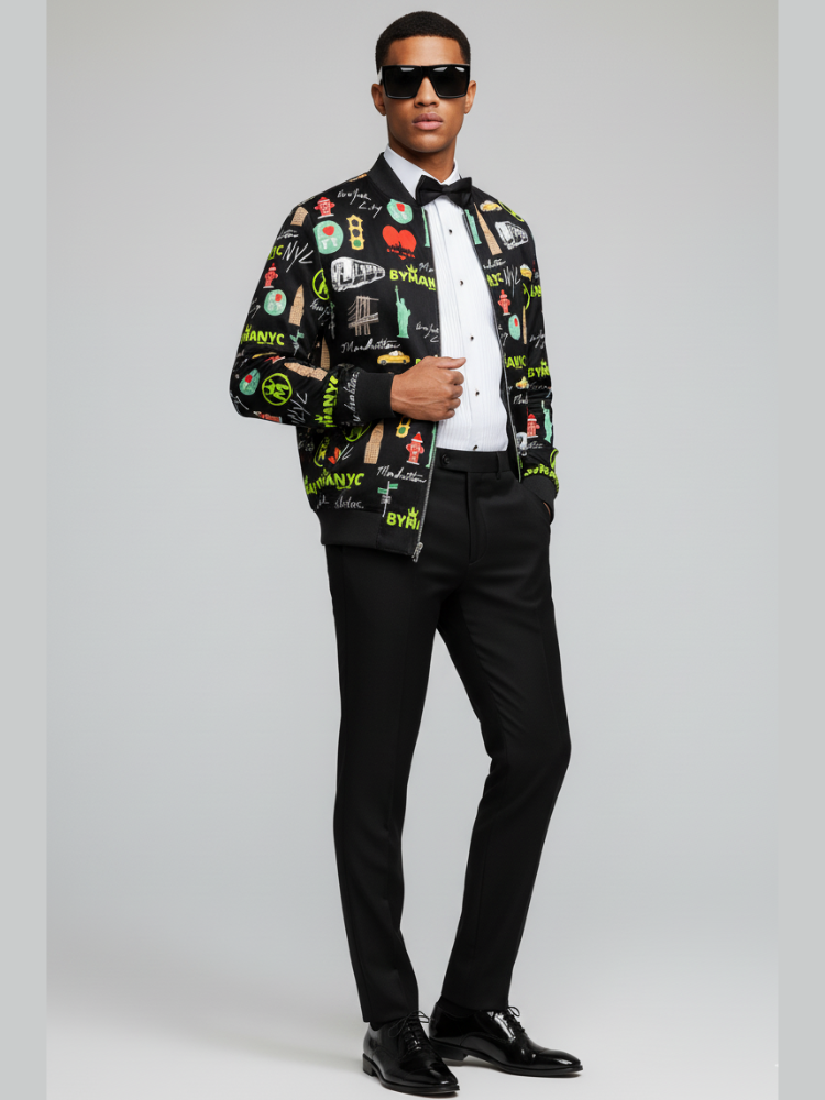 Limited Edition Jacket Manhattan Mosaic Nocturne – BYMANYC ® New York-1