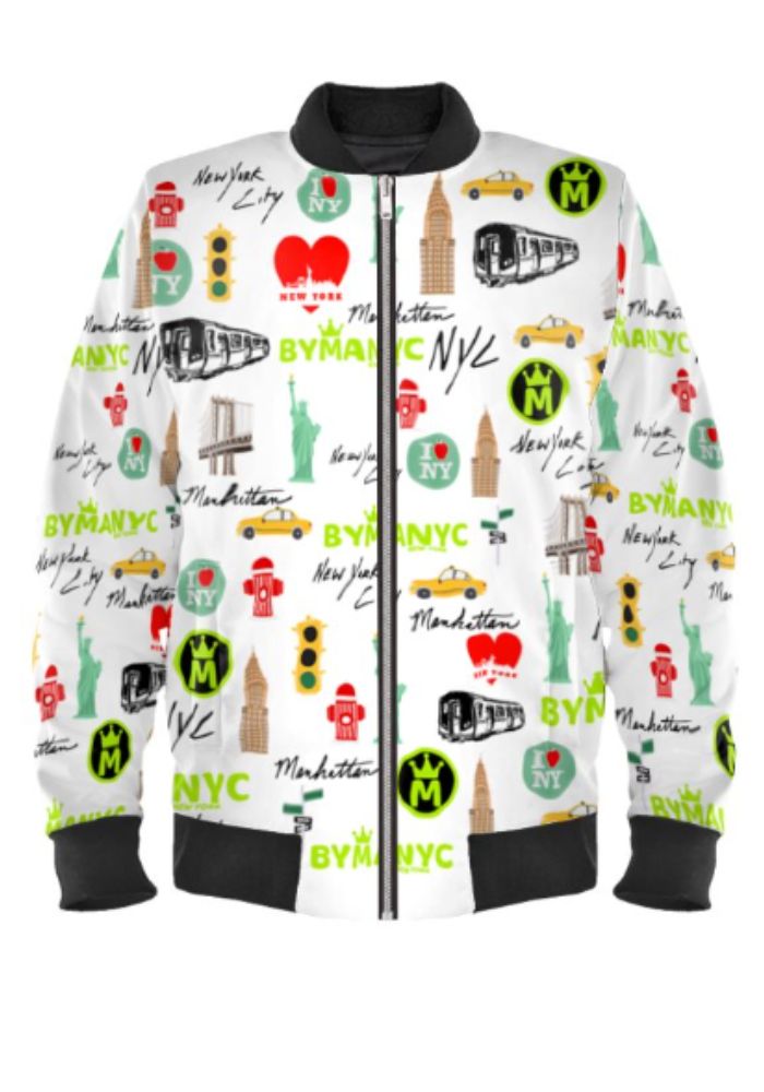 Limited Edition Jacket Manhattan Mosaic Sunset – BYMANYC ® New York-2