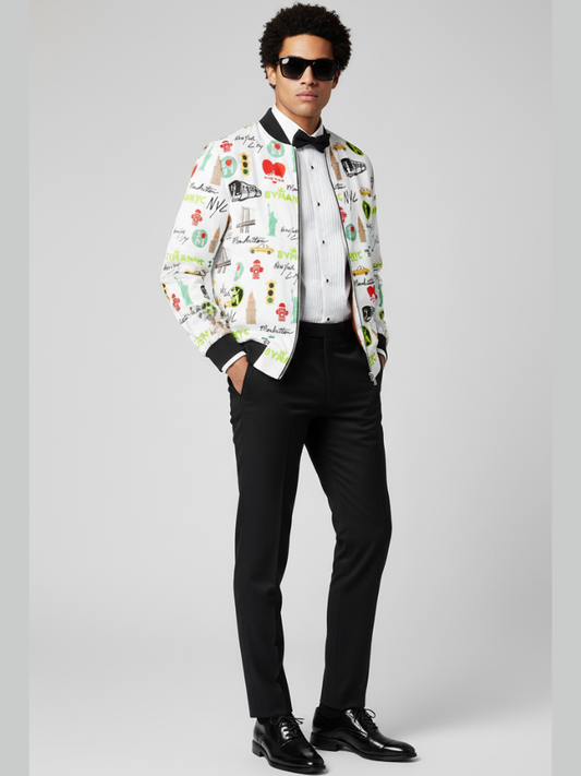 Limited Edition Jacket Manhattan Mosaic Sunset – BYMANYC ® New York-0