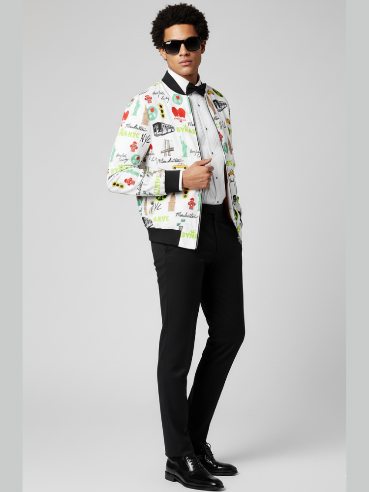 Limited Edition Jacket Manhattan Mosaic Sunset – BYMANYC ® New York-1