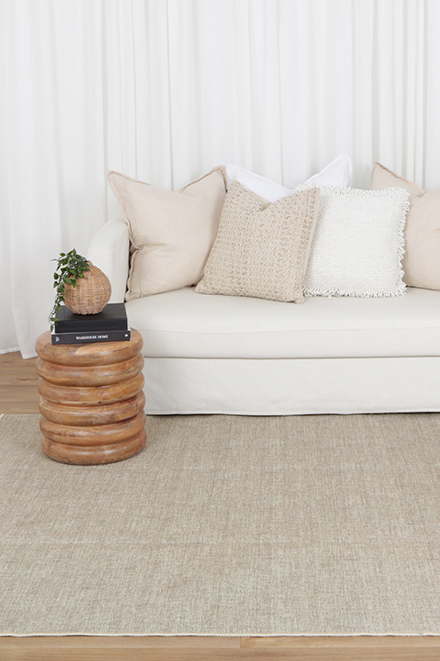 Urban Linen Solid in Grey : Runner Rug-3