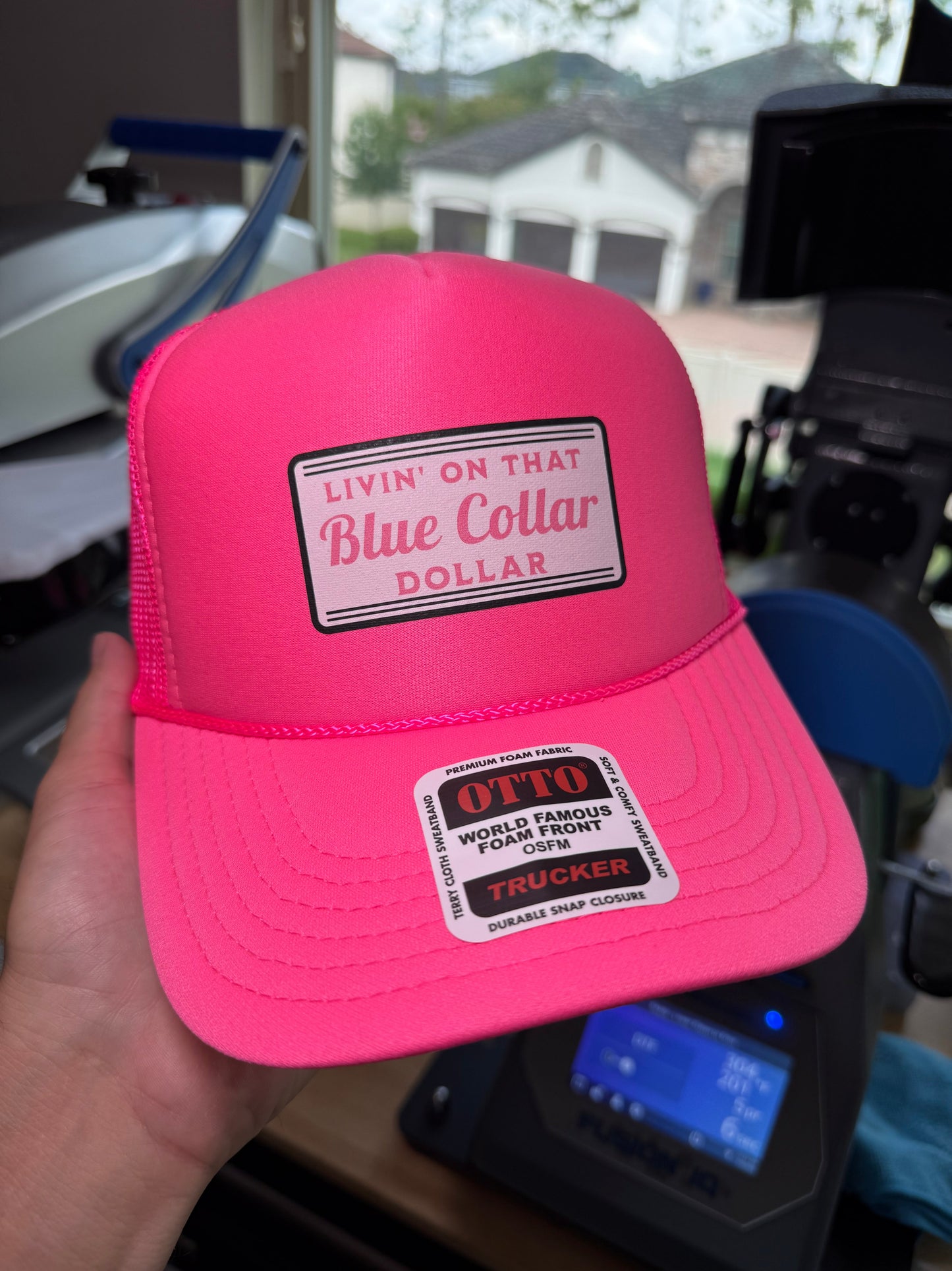 Blue Collar Dollar Trucker Hat