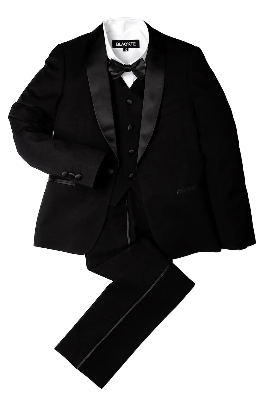 "London" Kids Tuxedo (5-Piece Set)-8