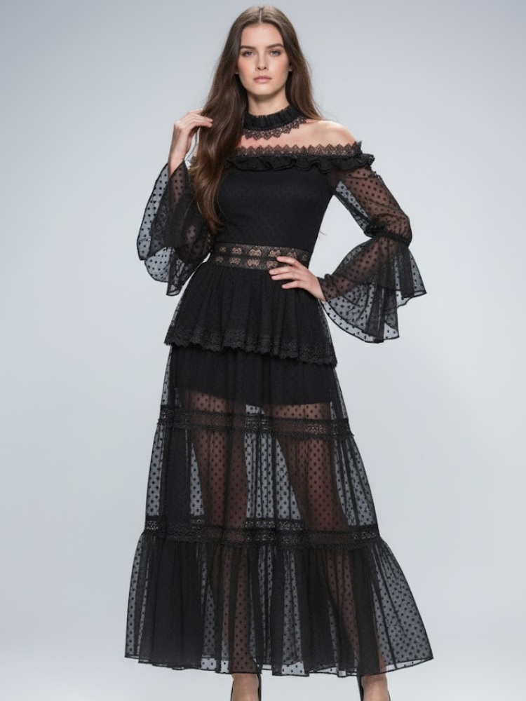 Long Black Party Dress MEATPACKING: Prêt-à-Porter Line BYMANYC ® New York-1