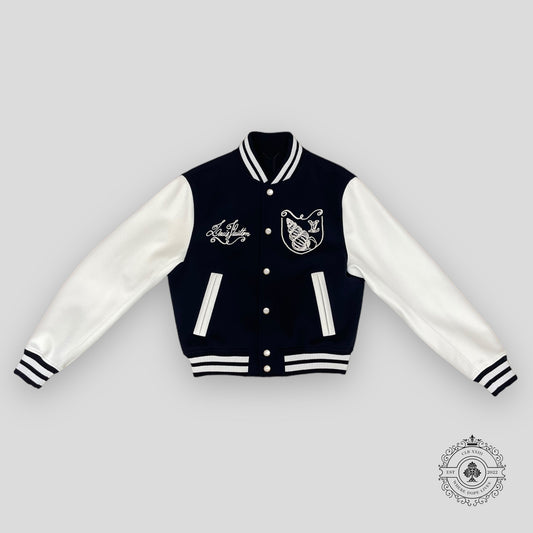 Louis Vuitton Calfskin Varsity Jacket in Navy