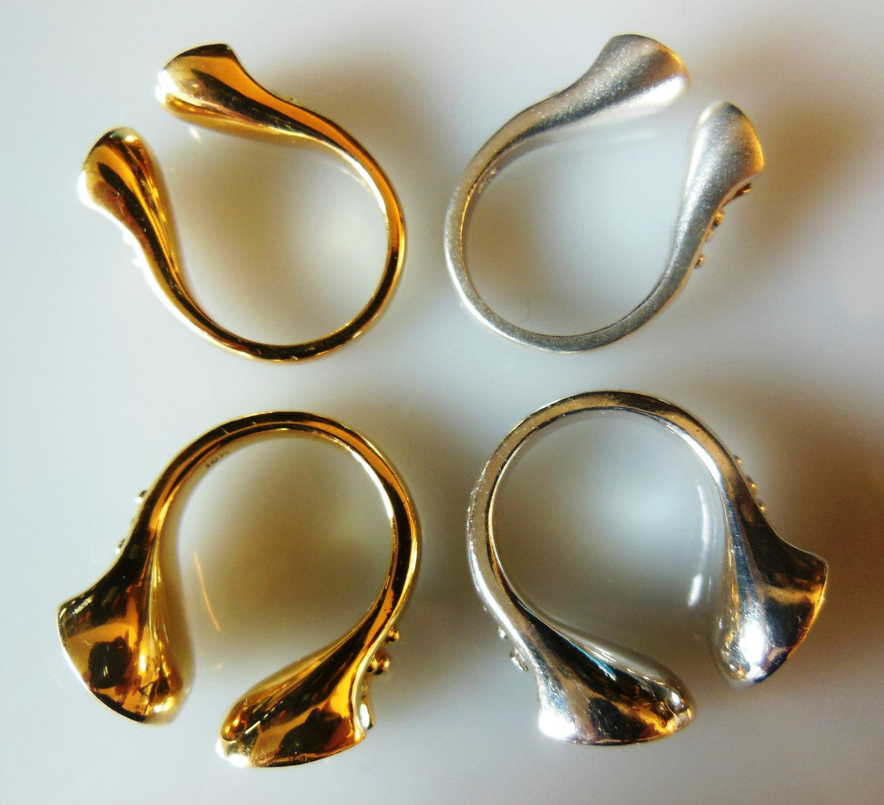 Equestrian "Lucky You" Horseshoe Ring-18K Gold & Diamonds. Smaller Version-15