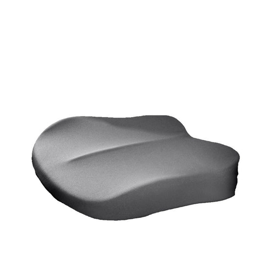 Gray seat cover on a white background. Luxury Memory Foam Car Seat Cushion – All-Season Comfort & Support