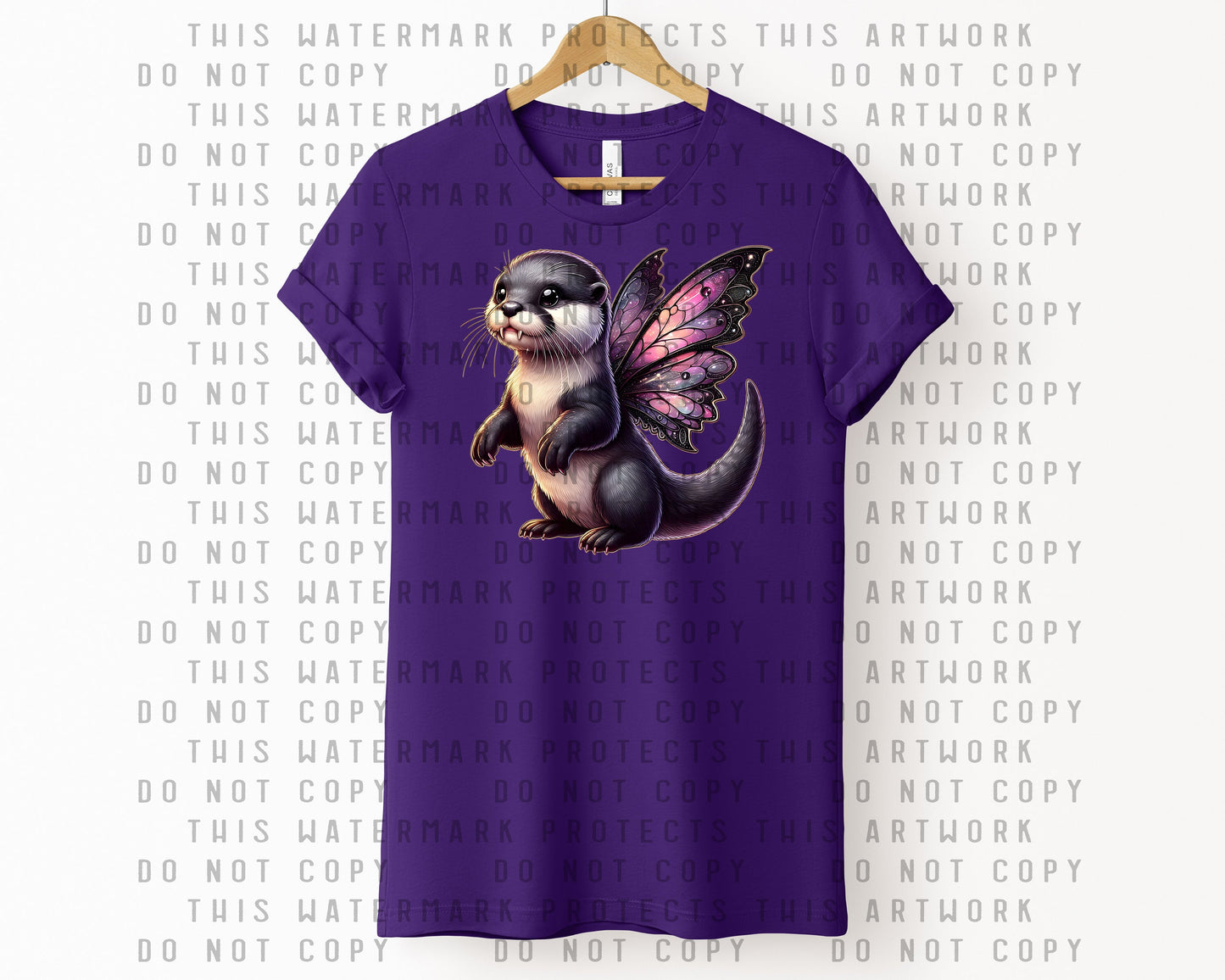 Goth Fairy Otter Graphic Tee