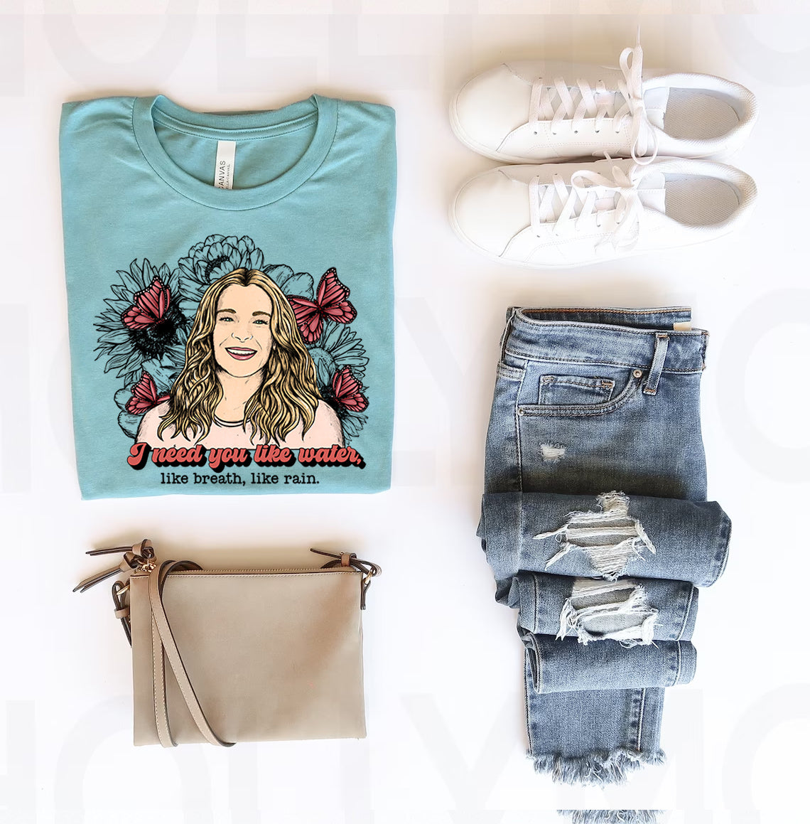I Need You Like Water Graphic Tee