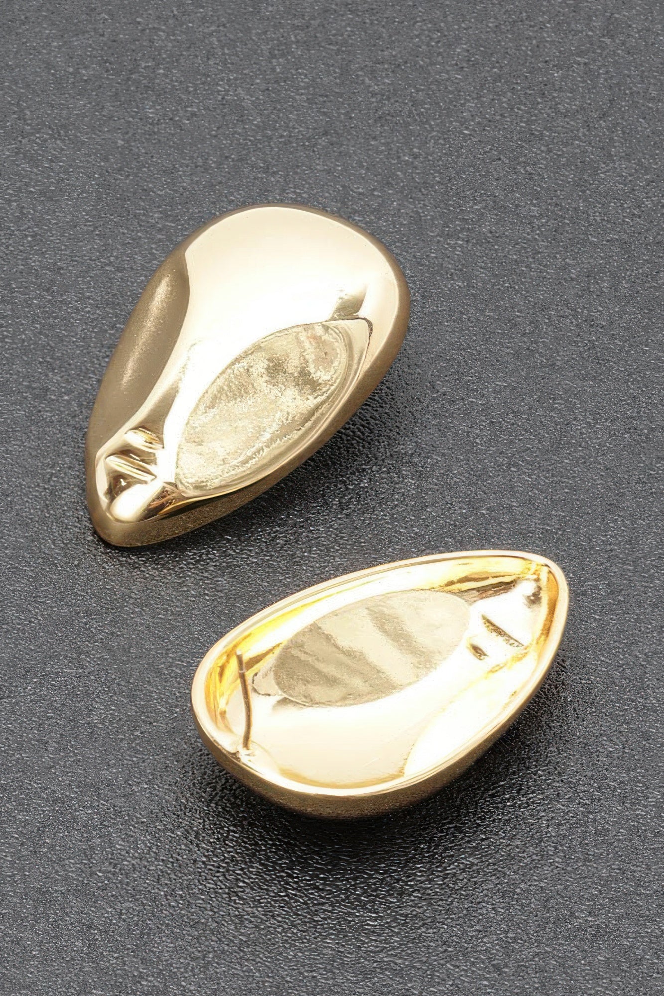 MADISON Gold Plated Metal Earrings: NYFW BYMANYC ® New York-1