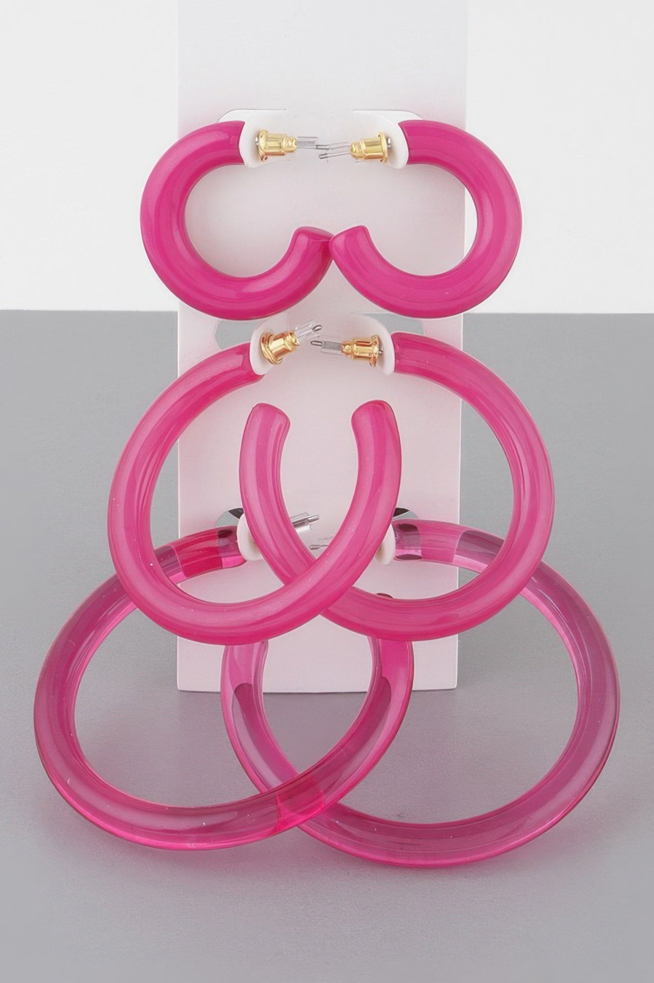 MADISON Multi Solid Hoop Earrings Set: NYFW BYMANYC ® New York-2
