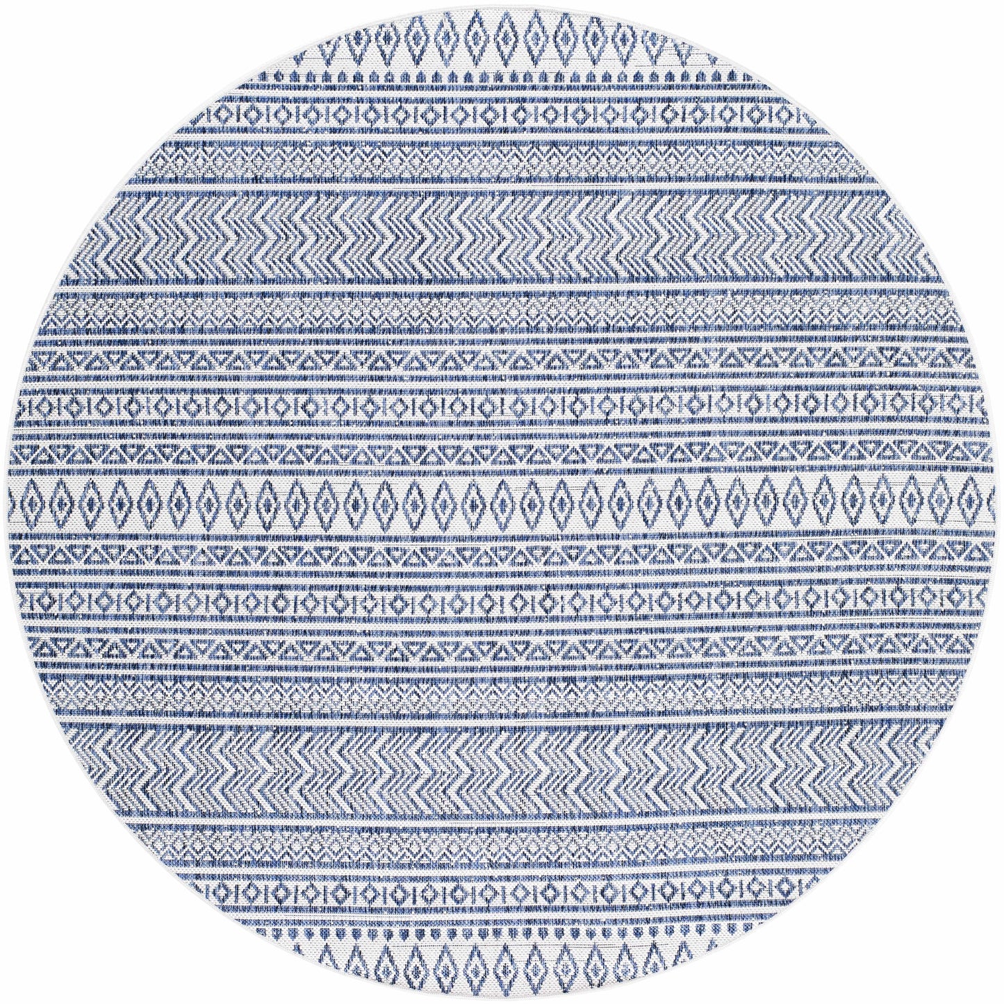Madras Light Blue Green All Over Performance Area Rug-5