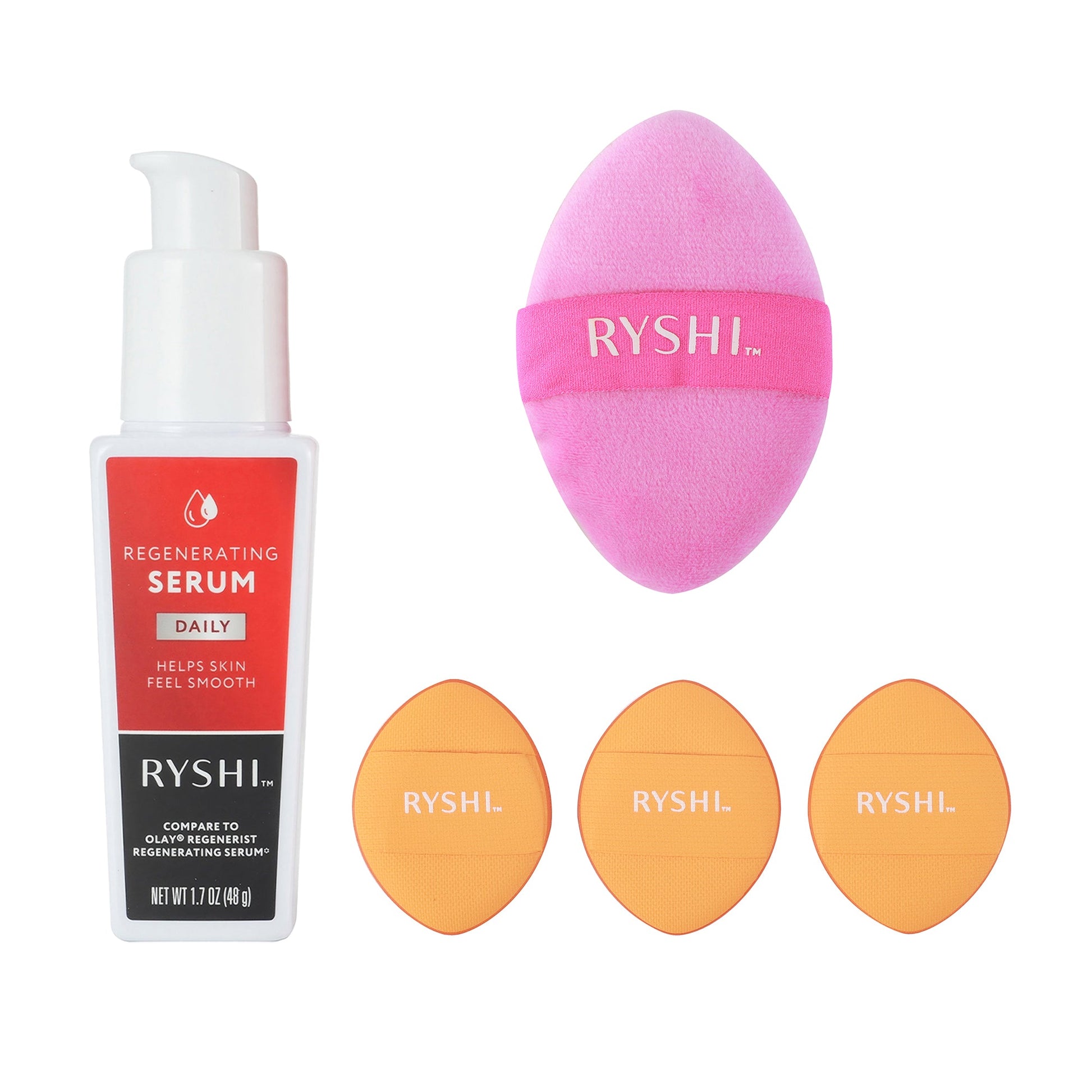 Complete Flawless Finish Set: Reversible Sponge + Regenerating Serum + Finger Beauty Blenders-0