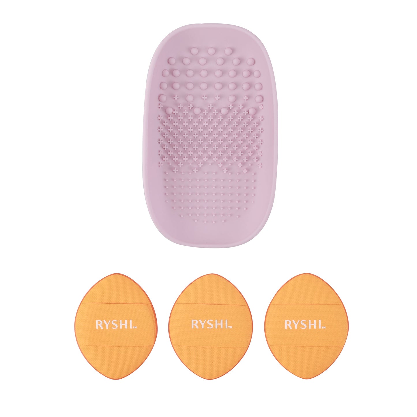 Precision & Care Beauty Bundle: Finger Beauty Blenders + Brush Cleaning Tool-0