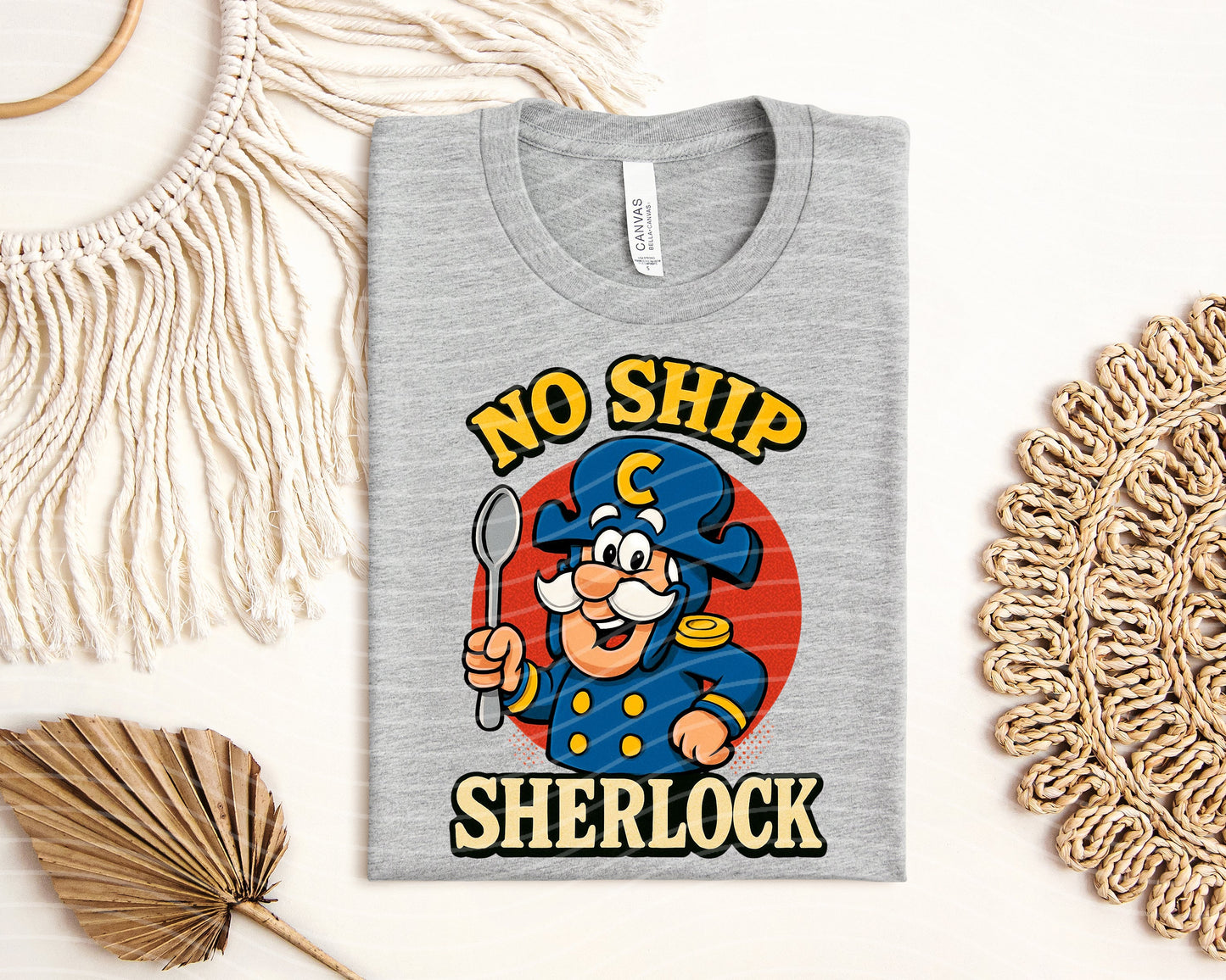 No Ship Sherlock Graphic Tee