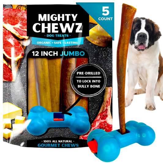 12" Jumbo Bully Sticks - Bully Bone Included-0