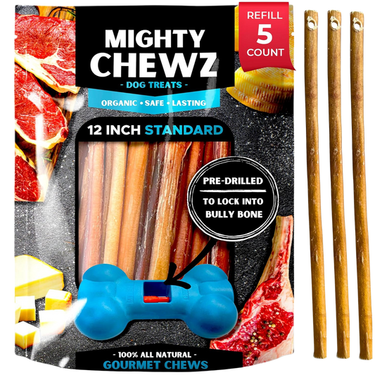 12" Standard Bully Sticks - Refill Pack-0