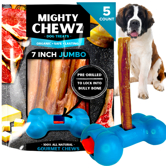 7" Jumbo Bully Sticks - Bully Bone Included-0
